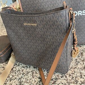 Michael Kors Dark Brown Crossbody Bag MAKE AN OFFER!